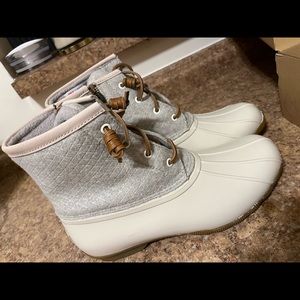 Sperry Saltwater wool linen duck boots